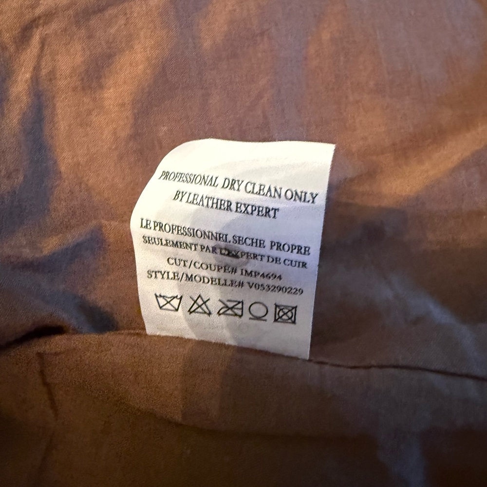 Vince Brown Leather Jacket - Picture 5 of 5